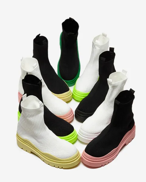 Resti White women's flat-heeled boots Seritis - Footwear