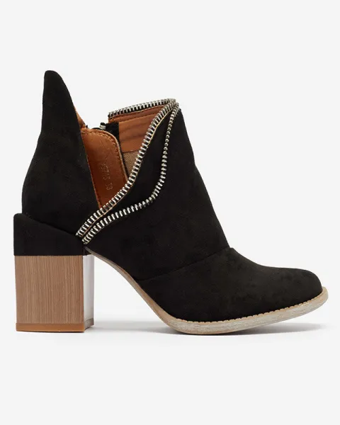 Resti Black women's insulated boots on a post Mukis - Footwear
