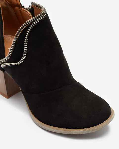 Resti Black women's insulated boots on a post Mukis - Footwear