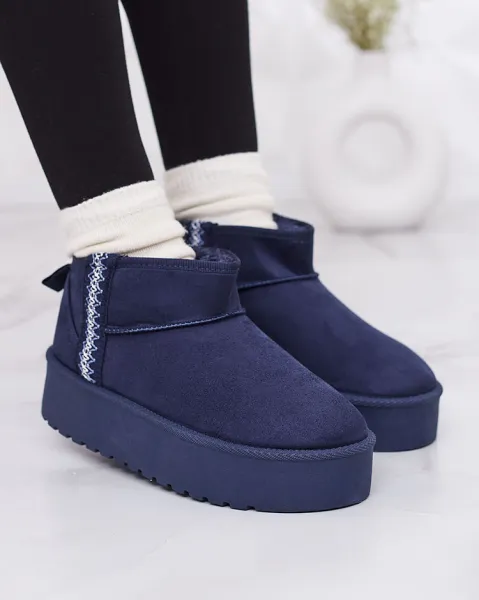 Resti Light brown women's shoes a'la snow boots with ornament Parisela