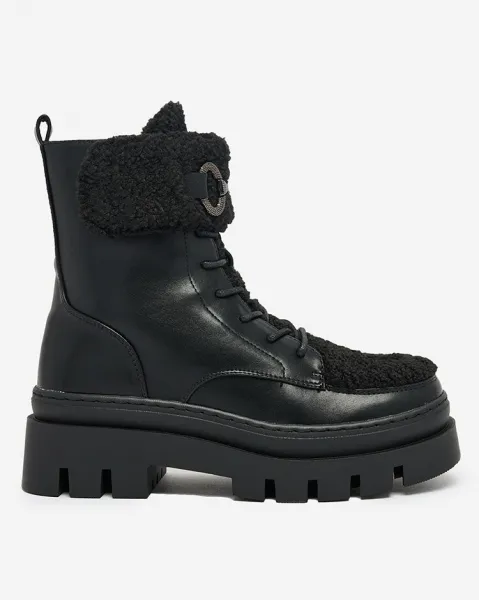 Resti Women's boots with sheepskin Faeltone