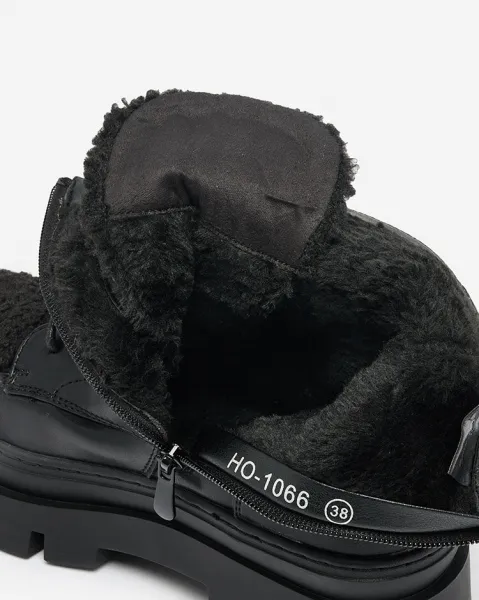 Resti Women's boots with sheepskin Faeltone
