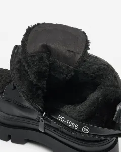 Resti Women's boots with sheepskin Faeltone