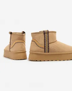 Resti Women's short boots a'la snow boots with ornament Erititta