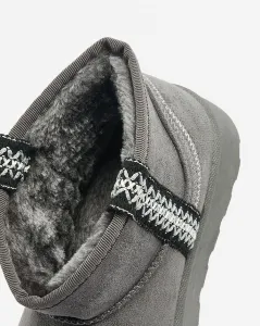Resti Women's short boots a'la snow boots with ornament Erititta