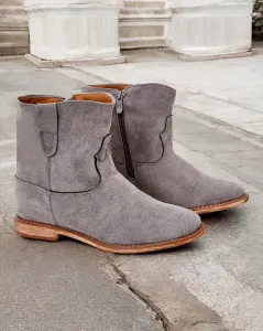 Resti cowboy-style boots on a covered wedge Patorias