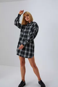 Marisse Shirt Dress With Tie Z-Su-3615 Black