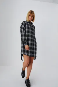 Marisse Shirt Dress With Tie Z-Su-3615 Black