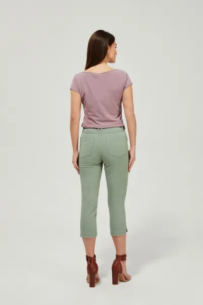 Marisse Lyocell Capri Pants L-Sp-3407 L.Olive
