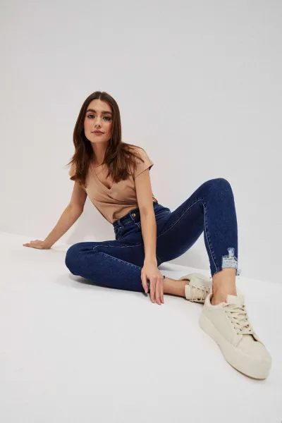 Dámske rifle Moodo Denim