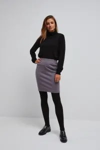 Pencil skirt with shiny thread