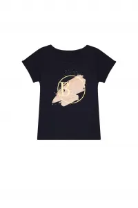 Marisse Women's T-Shirt L-Ts-3725 Navy