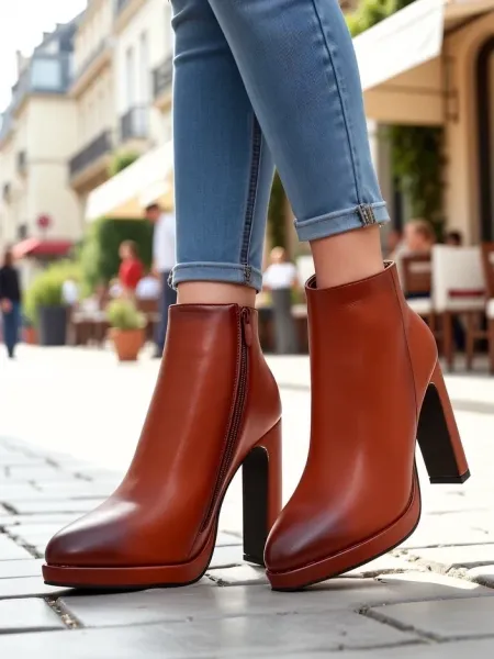 Resti Women's ankle boots with a heel Ferog