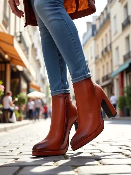 Resti Women's ankle boots with a heel Ferog