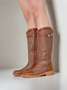 Resti High perforated women's ankle boots Ovittole