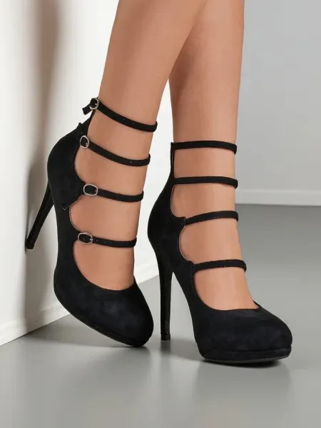 Resti Women's Stiletto Heels with Straps Celose