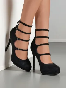 Resti Women's Stiletto Heels with Straps Celose