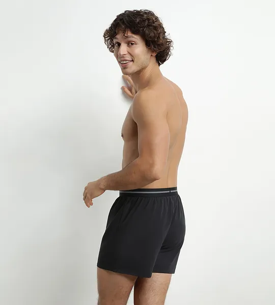 DIM ICONS LOOSE BOXER - Pánske voľné boxerky - čierna