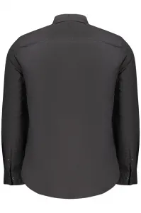 Košeľa Calvin Klein Jeans čierna farba, regular, s golierom button-down, LV140EM125