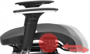 MERCURY Ergonomická kancelárska stolička ARIES JNS-701, čierna