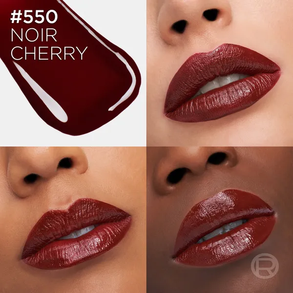 L’Oréal Paris Infaillible Laque Resistance dlhotrvajúci tekutý rúž dodávajúci hydratáciu a lesk odtieň 550 Noir Cherry 4.3 ml