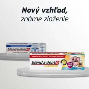 Blend-a-dent Ultimate Fresh fixačný krém na kompletné a čiastočné zubné náhrady 40 ml