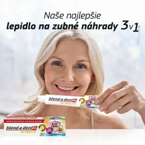 Blend-a-dent Ultimate Fresh fixačný krém na kompletné a čiastočné zubné náhrady 40 ml