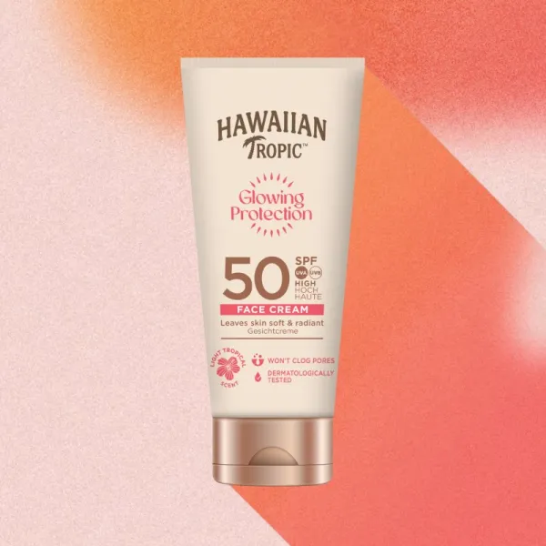 Hawaiian Tropic Glowing Protection Face Cream opaľovací krém na tvár SPF 50 50 ml