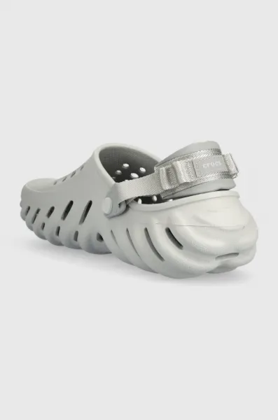 Šľapky Crocs Echo Clog šedá farba, 207937