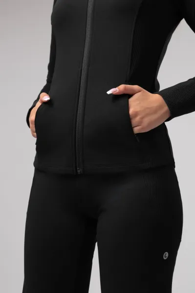 LELOSI Move mikina na zips Solene M