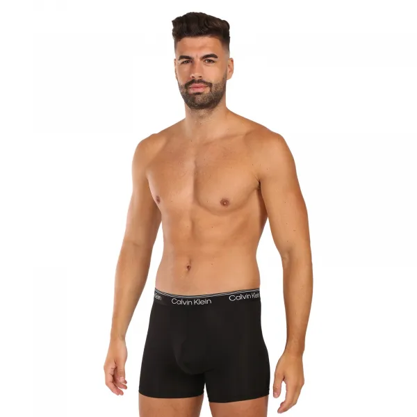 3PACK pánske boxerky Calvin Klein čierne (NB4410-UB1) M, trenky