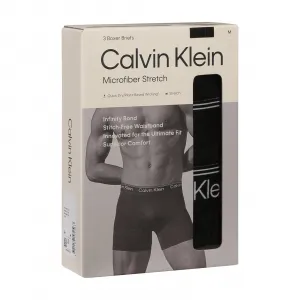 3PACK pánske boxerky Calvin Klein čierne (NB4410-UB1) M, trenky