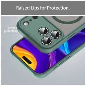 Techsuit HaloFrost II MagSafe, iPhone 17 Pro Max, zelený