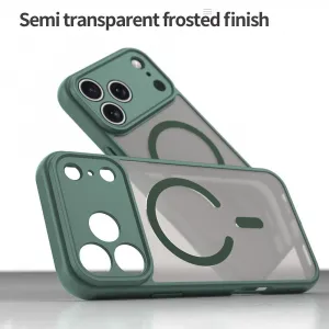 Techsuit HaloFrost II MagSafe, iPhone 17 Pro Max, zelený