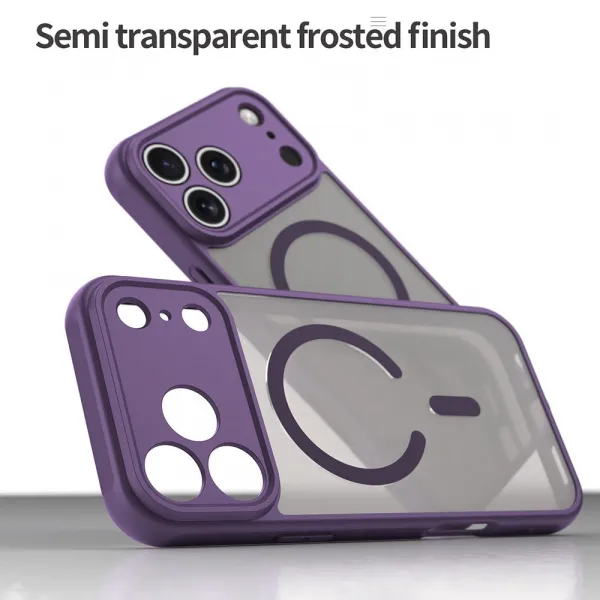 Techsuit HaloFrost II MagSafe, iPhone 17 Pro Max, fialové