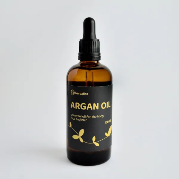Arganový olej 100% BIO prírodný, za studena lisovaný - Herbatica Objem: 100 ml