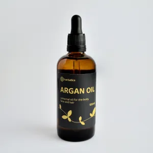 Arganový olej 100% BIO prírodný, za studena lisovaný - Herbatica Objem: 100 ml