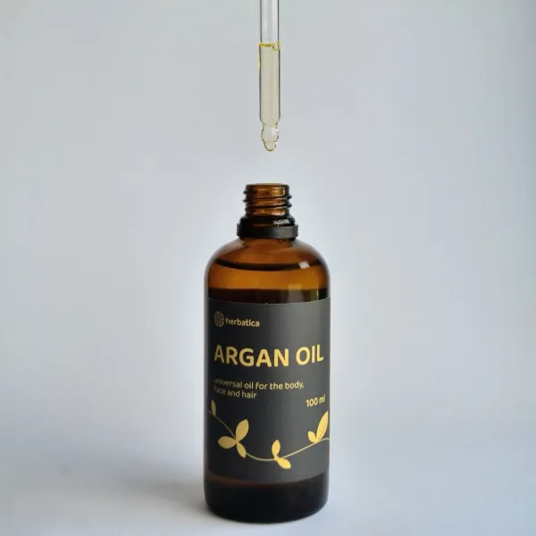 Arganový olej 100% BIO prírodný, za studena lisovaný - Herbatica Objem: 100 ml