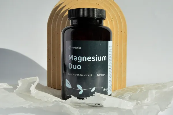 Magnesium DUO dvojmesačná kúra - 120 kapsúl - Herbatica