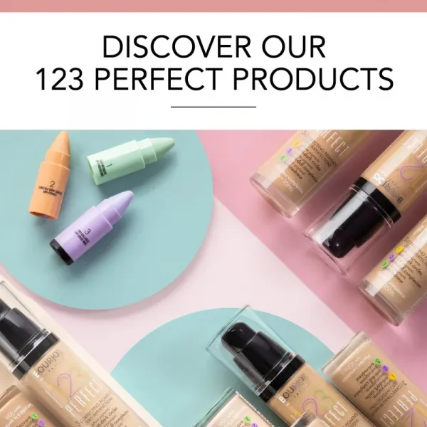 Bourjois 123 Perfect tekutý make-up pre perfektný vzhľad odtieň 52 Vanille SPF 10 30 ml