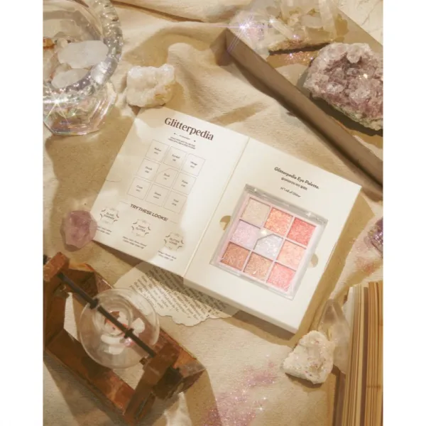 Unleashia Glitterpedia Eye Palette paletka očných tieňov odtieň No.1 All Of Glitter 6.2 g