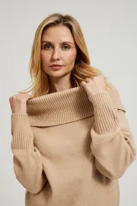 Marisse Women's Sweater Z-Sw-4554 L.Beige Mel