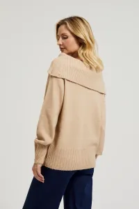 Marisse Women's Sweater Z-Sw-4554 L.Beige Mel