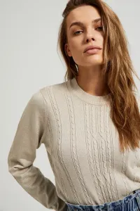Marisse Women's Sweater Z-Sw-4546 L.Beige