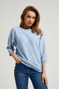 Marisse Women's Sweater Z-Sw-4512 L.Blue Mel