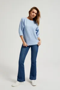 Marisse Women's Sweater Z-Sw-4512 L.Blue Mel