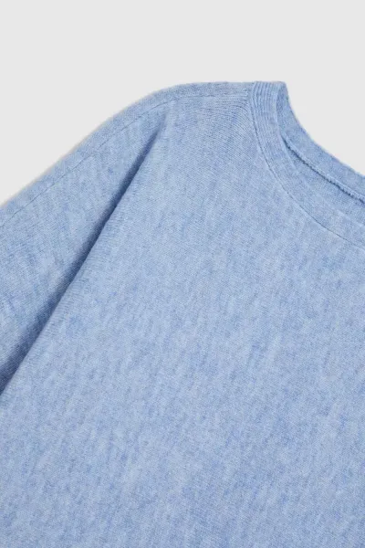 Marisse Women's Sweater Z-Sw-4512 L.Blue Mel