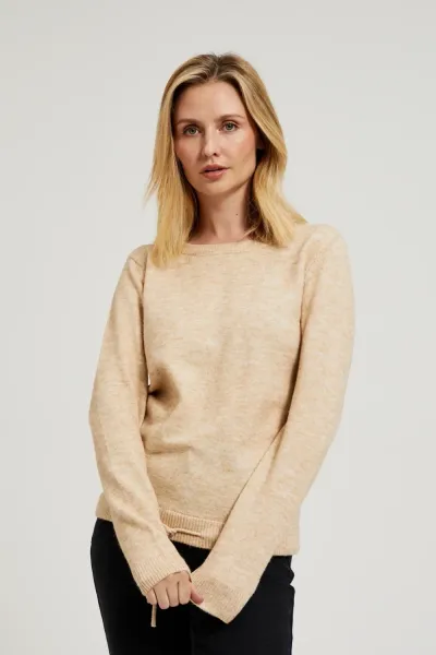 Marisse Women's Sweater Z-Sw-4510 Beige Mel