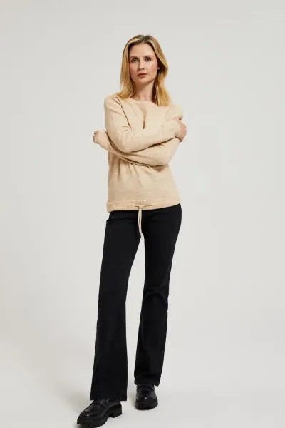 Marisse Women's Sweater Z-Sw-4510 Beige Mel