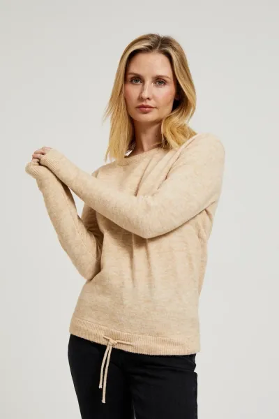 Marisse Women's Sweater Z-Sw-4510 Beige Mel